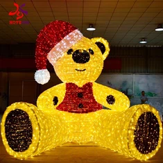 3D-Lichter mit Bärenmotiv