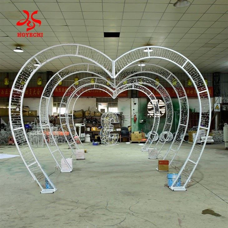 Customized Hot Sales Romantic Garden Arch Light Love Across String Light