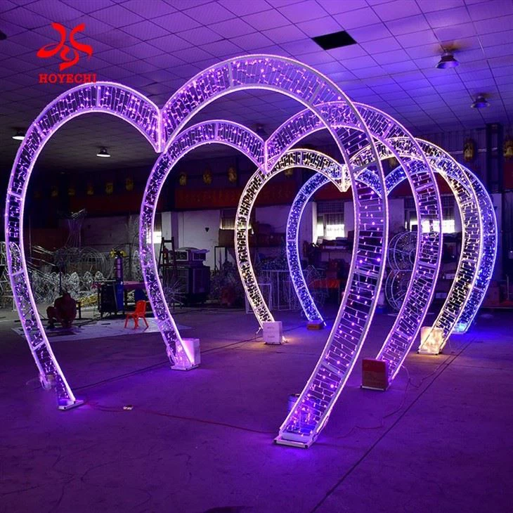 Customized Hot Sales Romantic Garden Arch Light Love Across String Light
