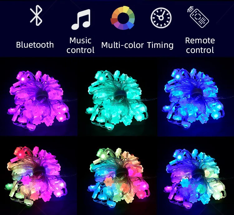 smart LED string lights multiful contral mode smart LED string lights multiful contral mode